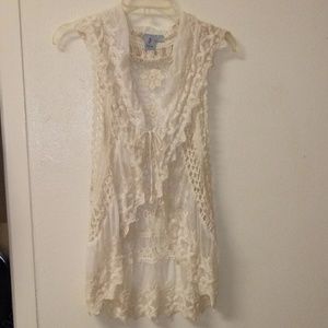 COPY - Pink Melo Lace Cardigan